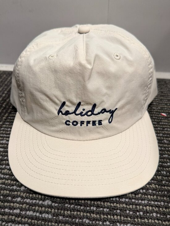 Holiday Coffee Other - Ocean City NJ Holiday Coffee Nylon Snapback Surf Hat - Ivory